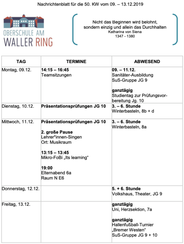 Oberschule am Waller Ring