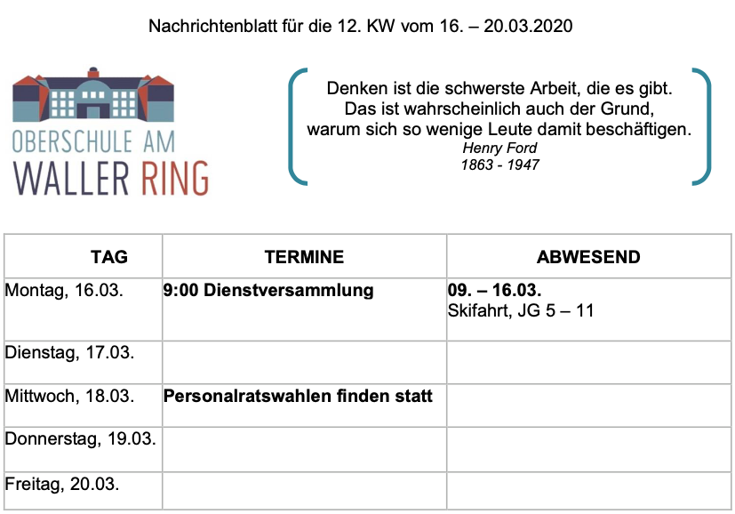 Oberschule am Waller Ring