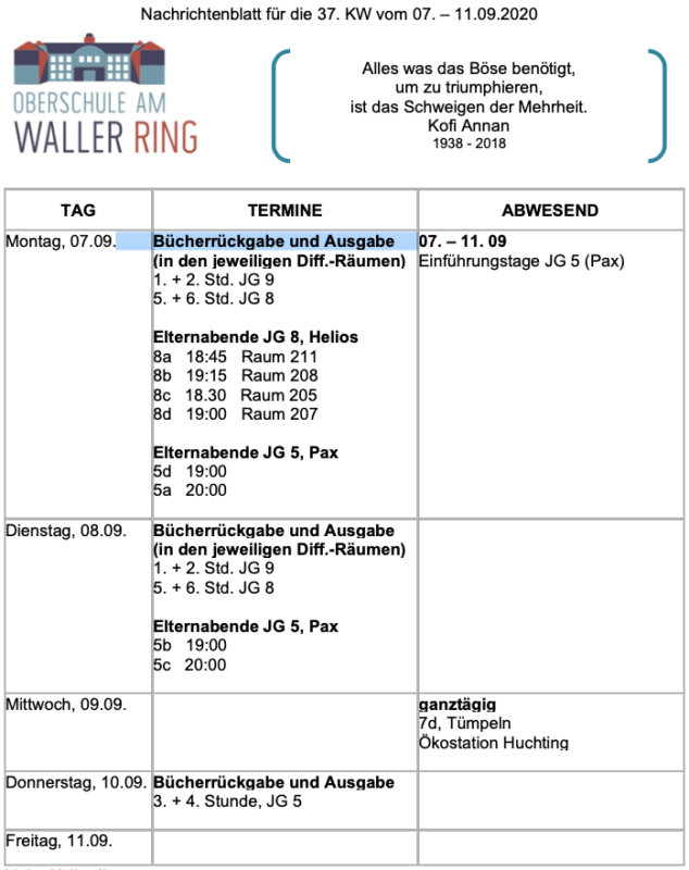 Oberschule am Waller Ring