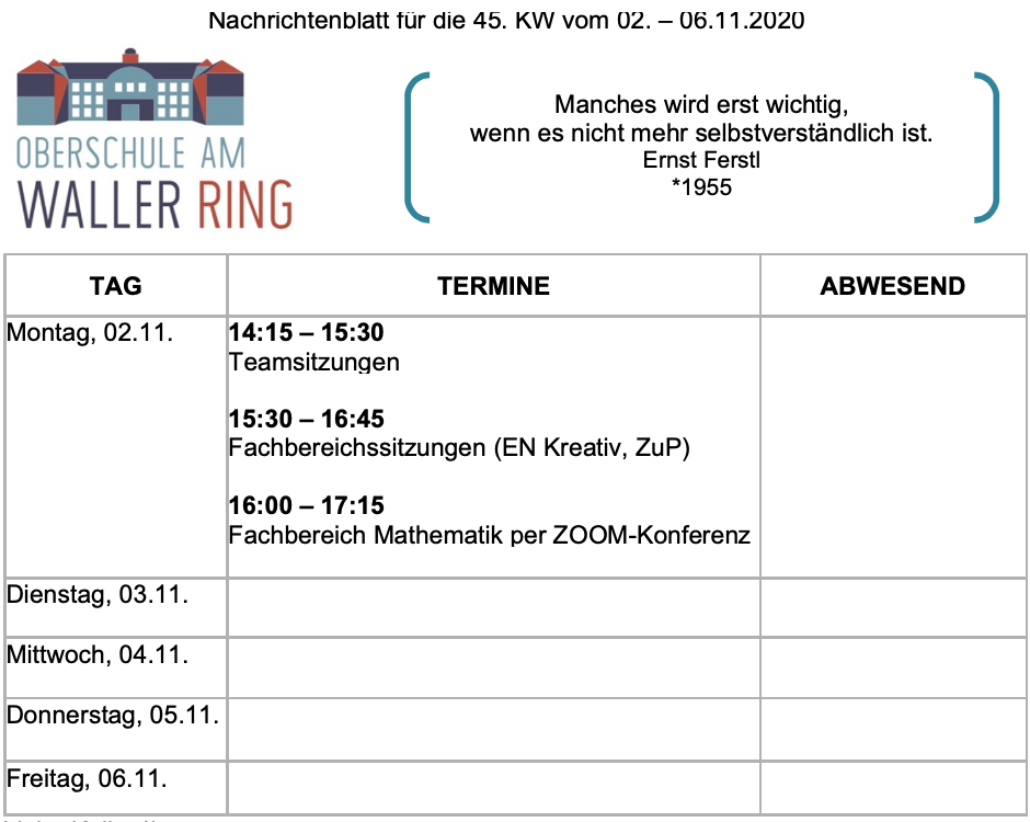 Oberschule am Waller Ring