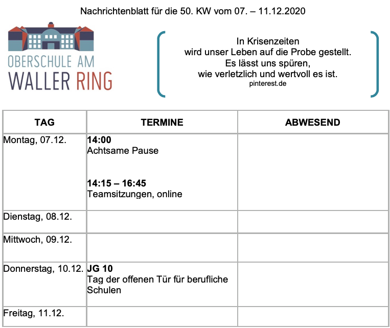 Oberschule am Waller Ring