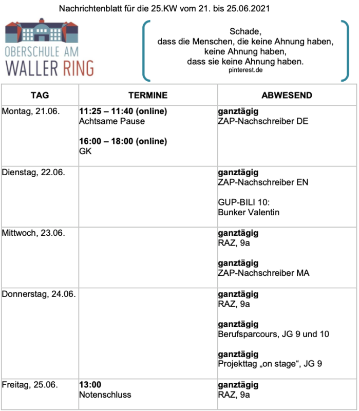 Oberschule am Waller Ring