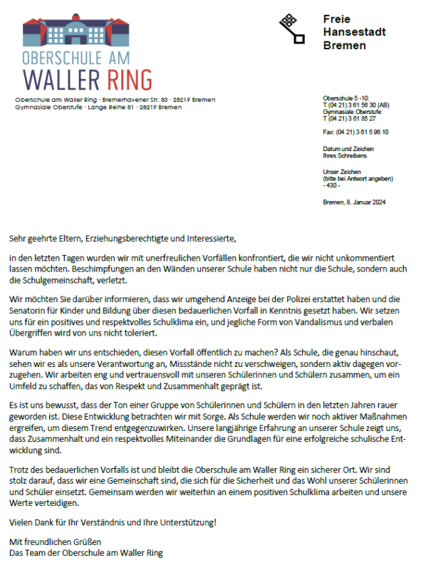 Oberschule am Waller Ring
