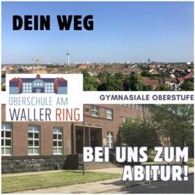 Der Flyer der Oberschule am Waller Ring - Titelblatt